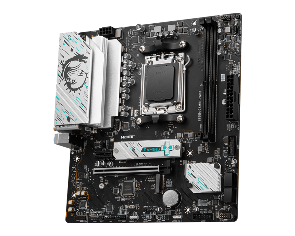 MSI MAG B650M GAMING WIFI AM5 MOTHERBOARD.
