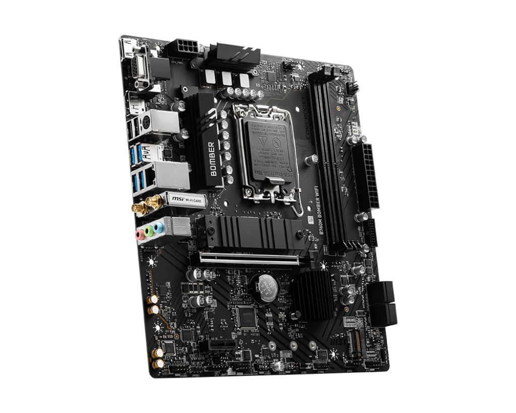 MSI B760M BOMBER WIFI MOTHERBOARD