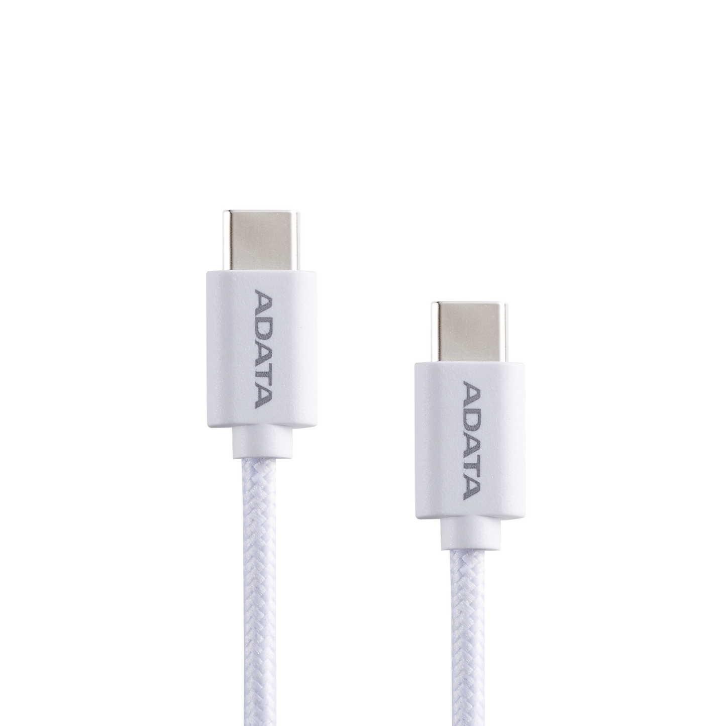 ADATA USB TYPE C TO TYPE C M-M CABLE WHITE support 100W, QC 3.0, PD 3.0 - CACC-100PN-WH