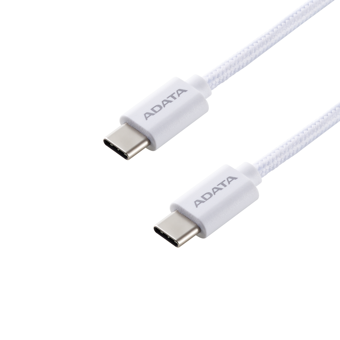 ADATA USB TYPE C TO TYPE C M-M CABLE WHITE support 100W, QC 3.0, PD 3.0 - CACC-100PN-WH