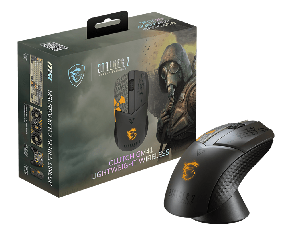 MSI CLUTCH GM41 WIRELESS STALKER 2 EDITION GAMING MOUSE
