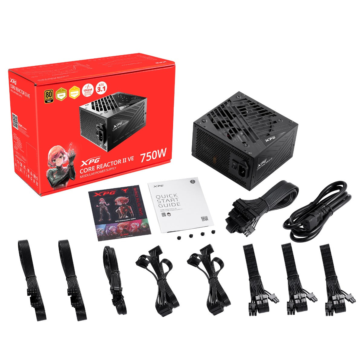 750W ADATA XPG CORE REACTOR II VE POWER SUPPLY