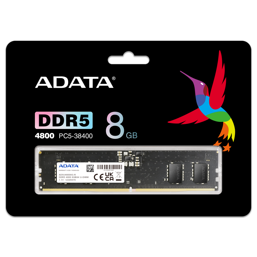 8GB (4800MHz) ADATA PREMIER DIMM MEMORY