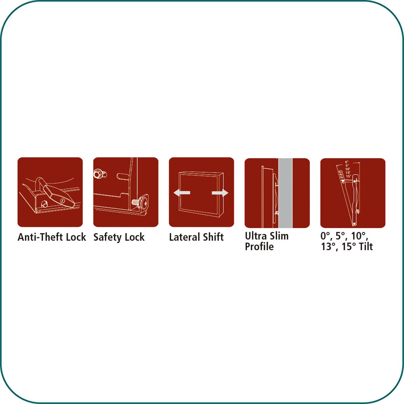 AAVARA EF6540 TV WALL MOUNT