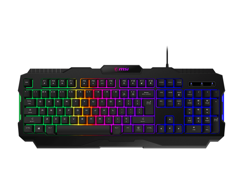 MSI FORGE GK100 GAMING KEYBOARD.