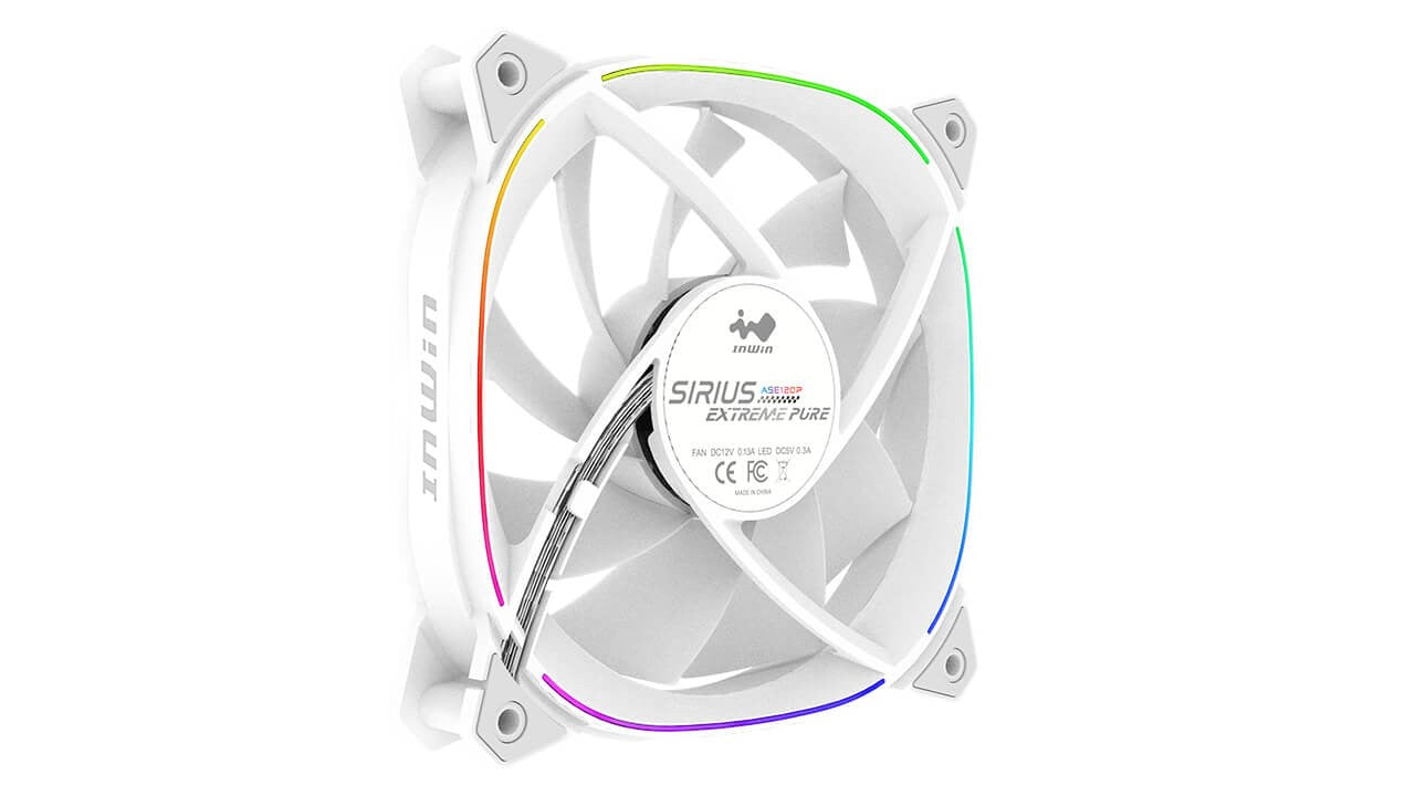 INWIN SIRIUS EXTREME PURE ASE120P WHITE ARGB FAN