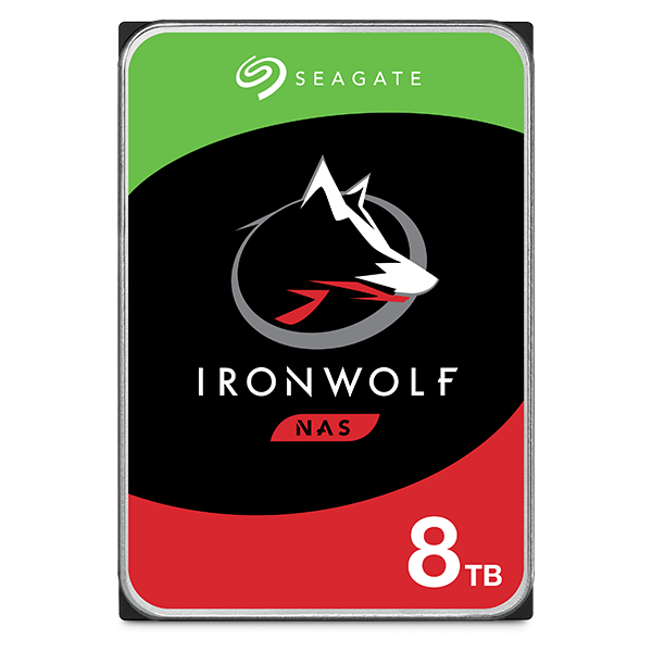 8GB SEAGATE IRONWOLF 3.5" HDD