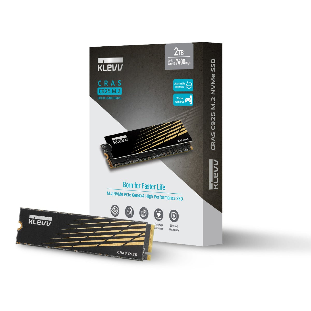 1TB KLEVV CRAS C925 M.2 SSD