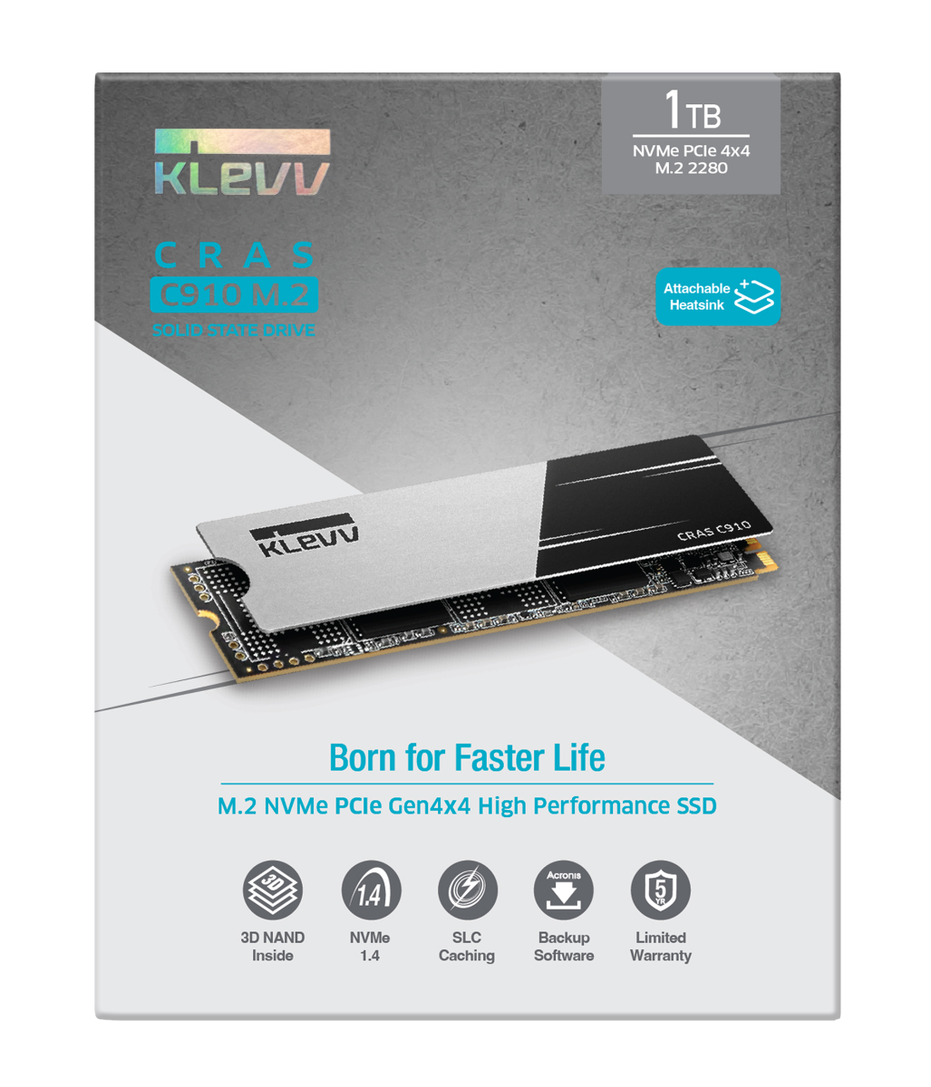 2TB KLEVV CRAS C910 M.2 SSD