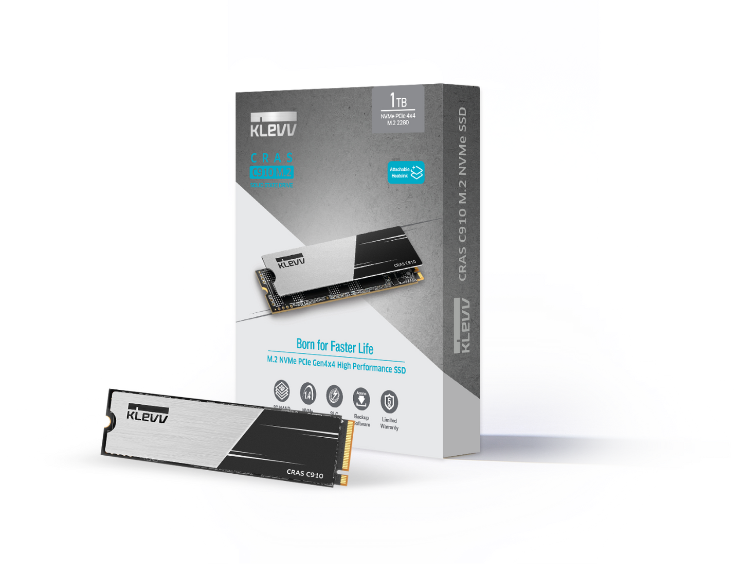 2TB KLEVV CRAS C910 M.2 SSD