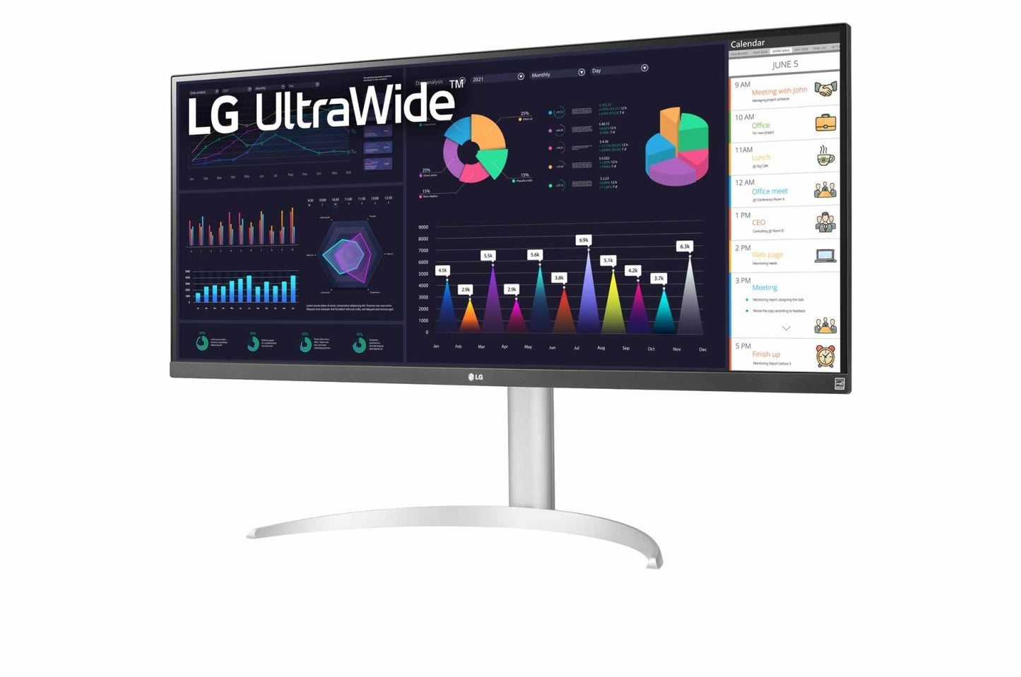 34" LG 34WQ650-W (UWHD) MONITOR