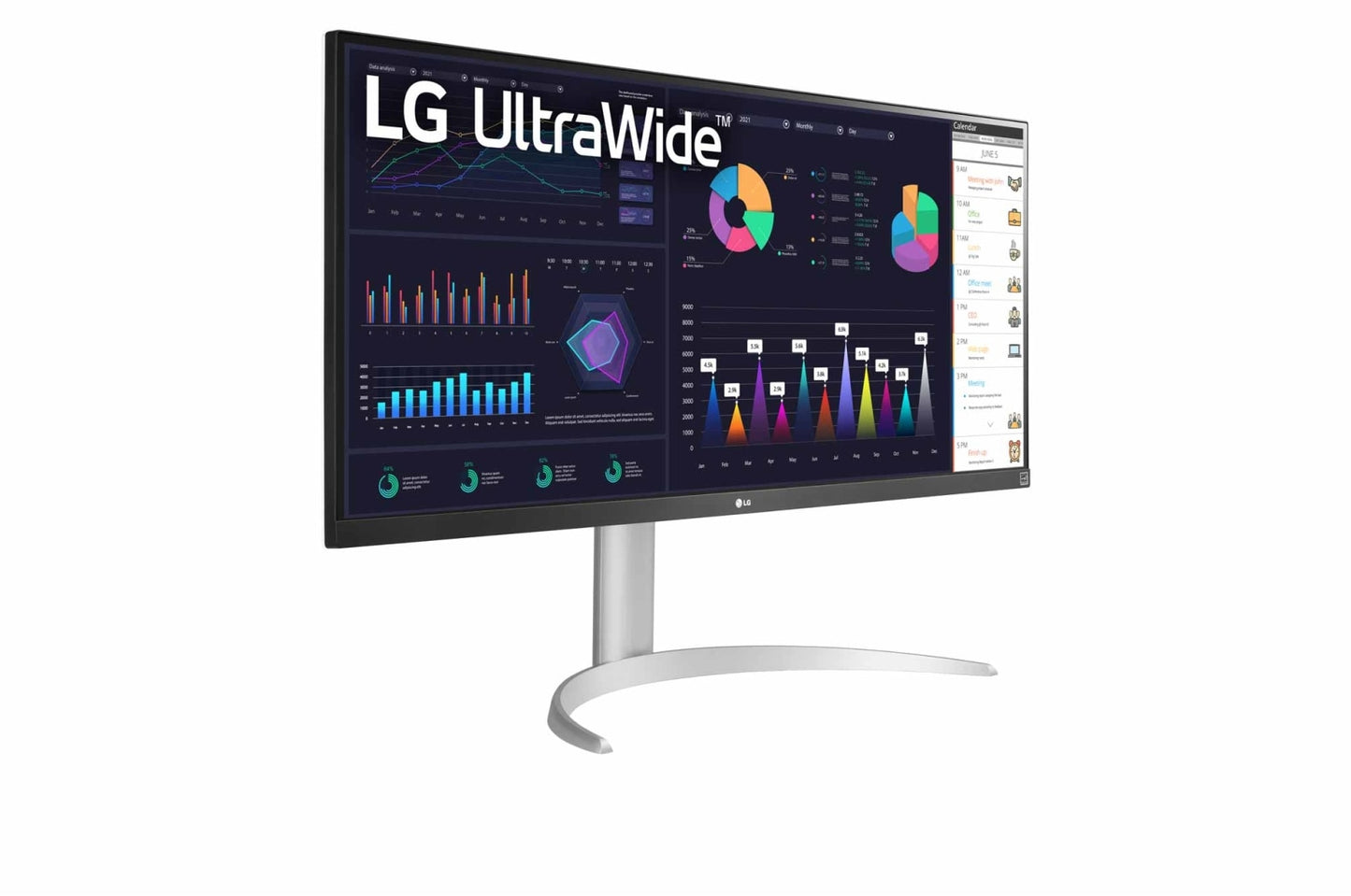 34" LG 34WQ650-W (UWHD) MONITOR
