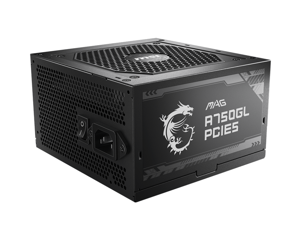 750W MSI MAG A750GL PCIe5 POWER SUPPLY
