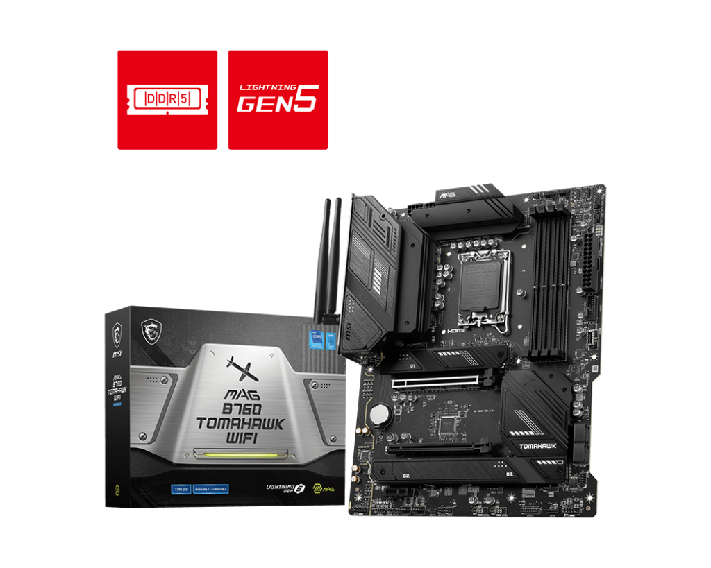 MSI MAG B760 TOMAHAWK WIFI MOTHERBOARD