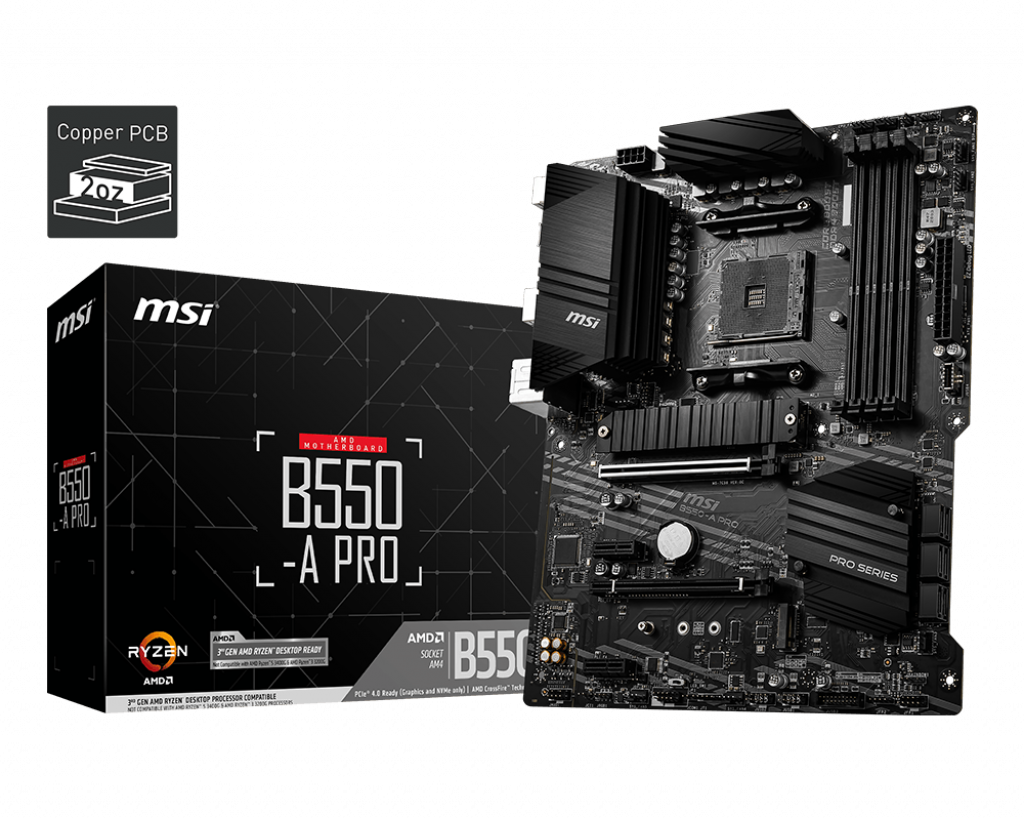 MSI B550-A PRO AM4 MOTHERBOARD