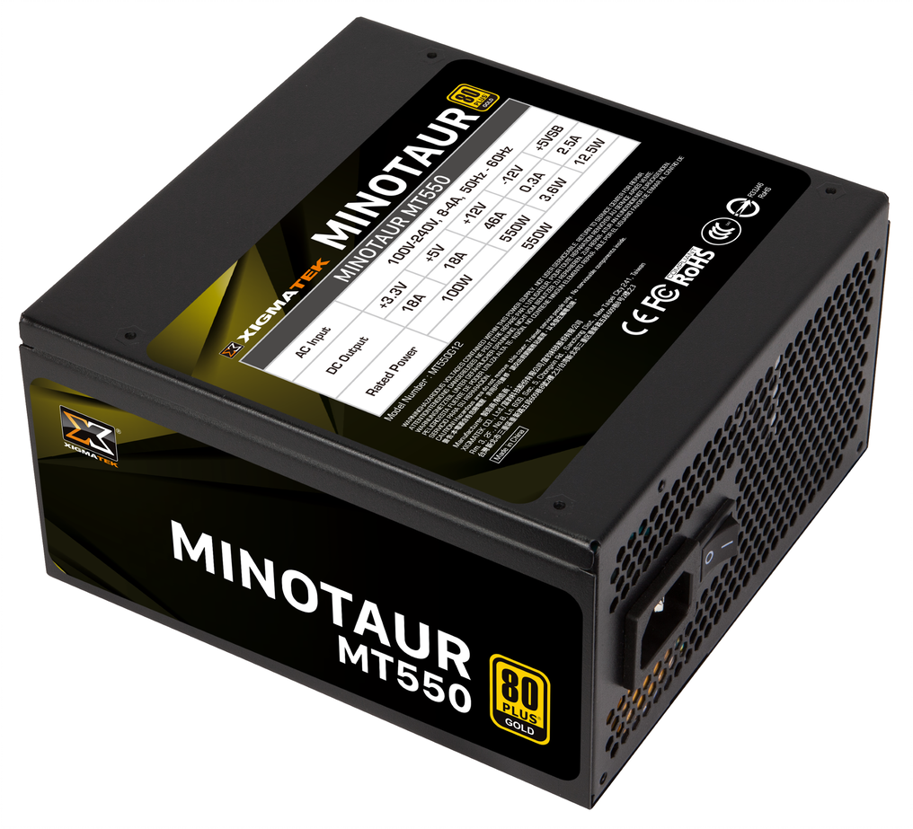 550W XIGMATEK MINOTAUR POWER SUPPLY