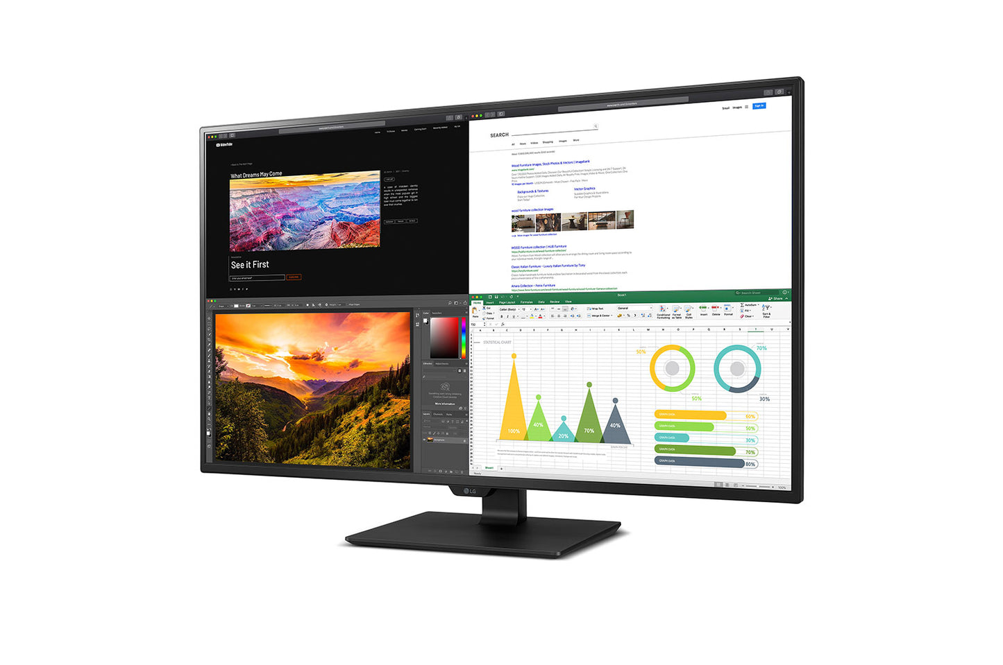 43" LG 43UN700-B (4K UHD) MONITOR