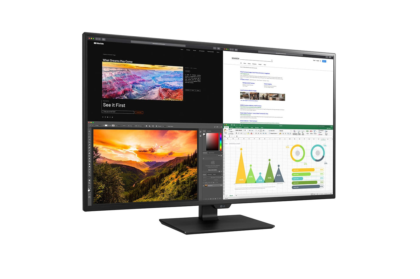 43" LG 43UN700-B (4K UHD) MONITOR