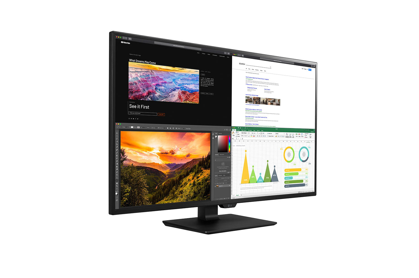 43" LG 43UN700-B (4K UHD) MONITOR