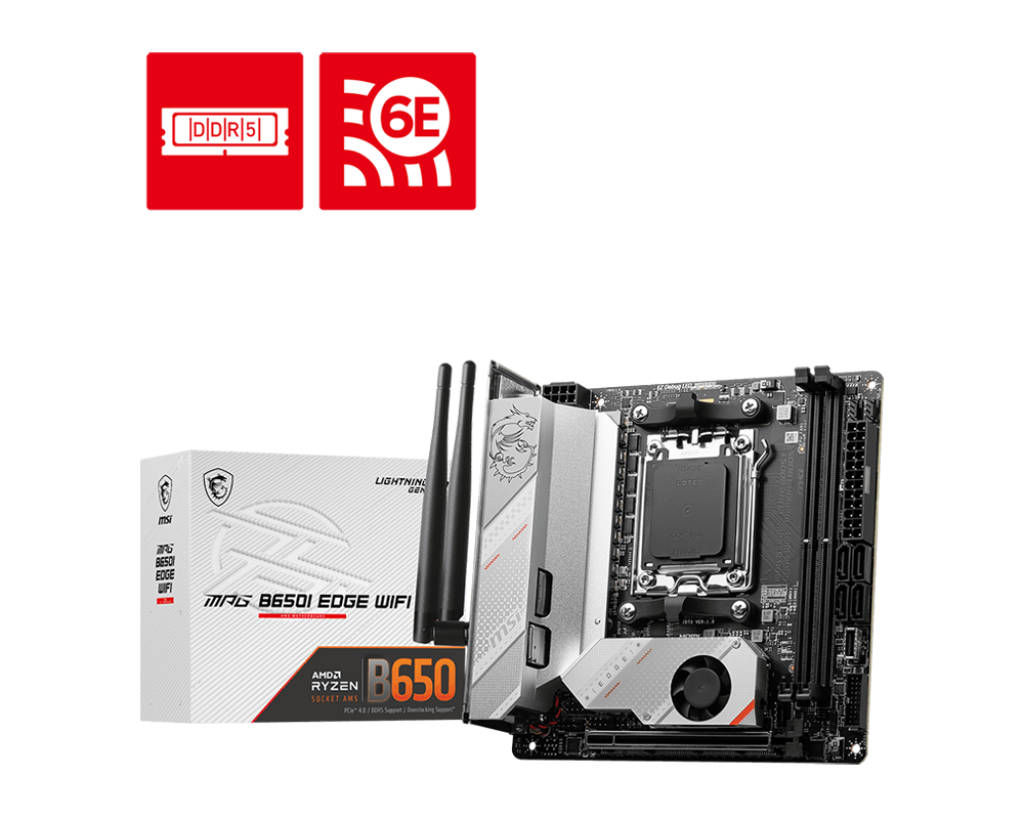 MSI MPG B650I EDGE WIFI MINI ITX MOTHERBOARD