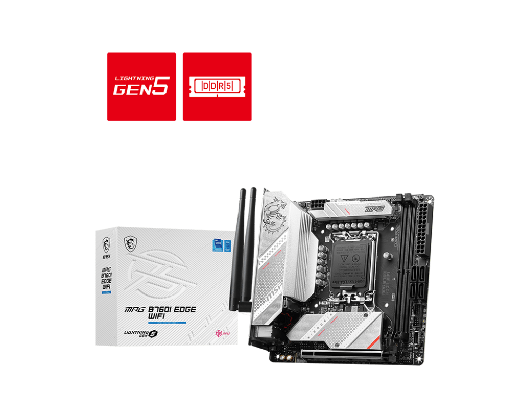 MSI MPG B760I EDGE WIFI MINI ITX MOTHERBOARD