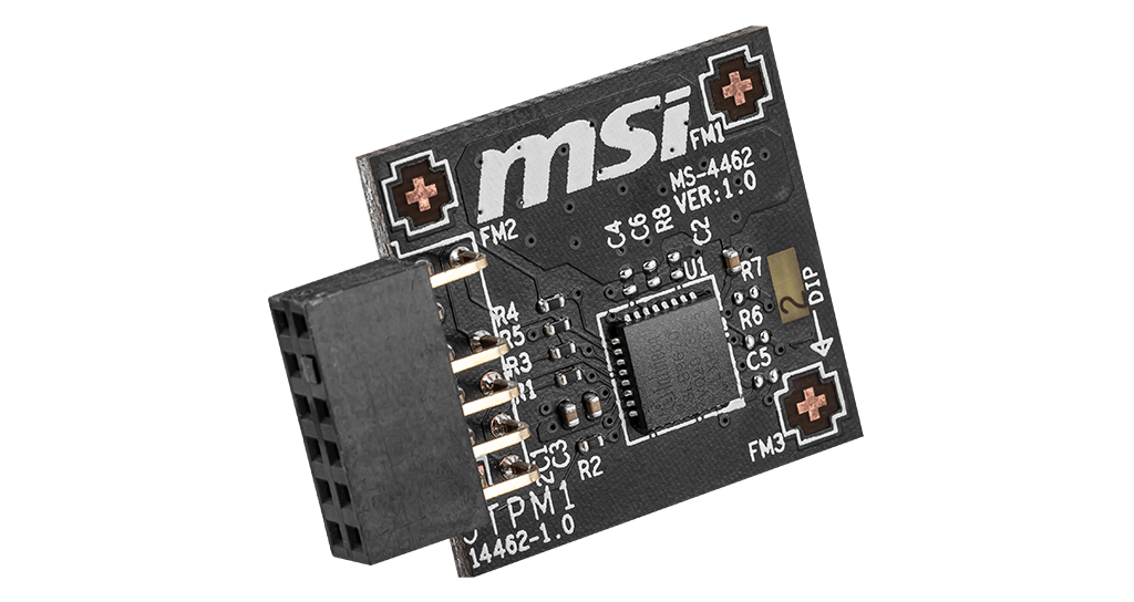 MSI TPM 2.0 SPI - MS-4462 MODULE. B550/A520/Intel 400/500/600/700/800 Series.