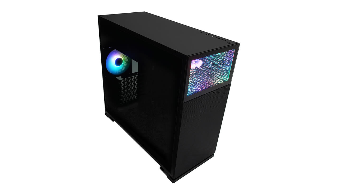 INWIN N127 BLACK GAMING CASE (NEBULA PANEL)
