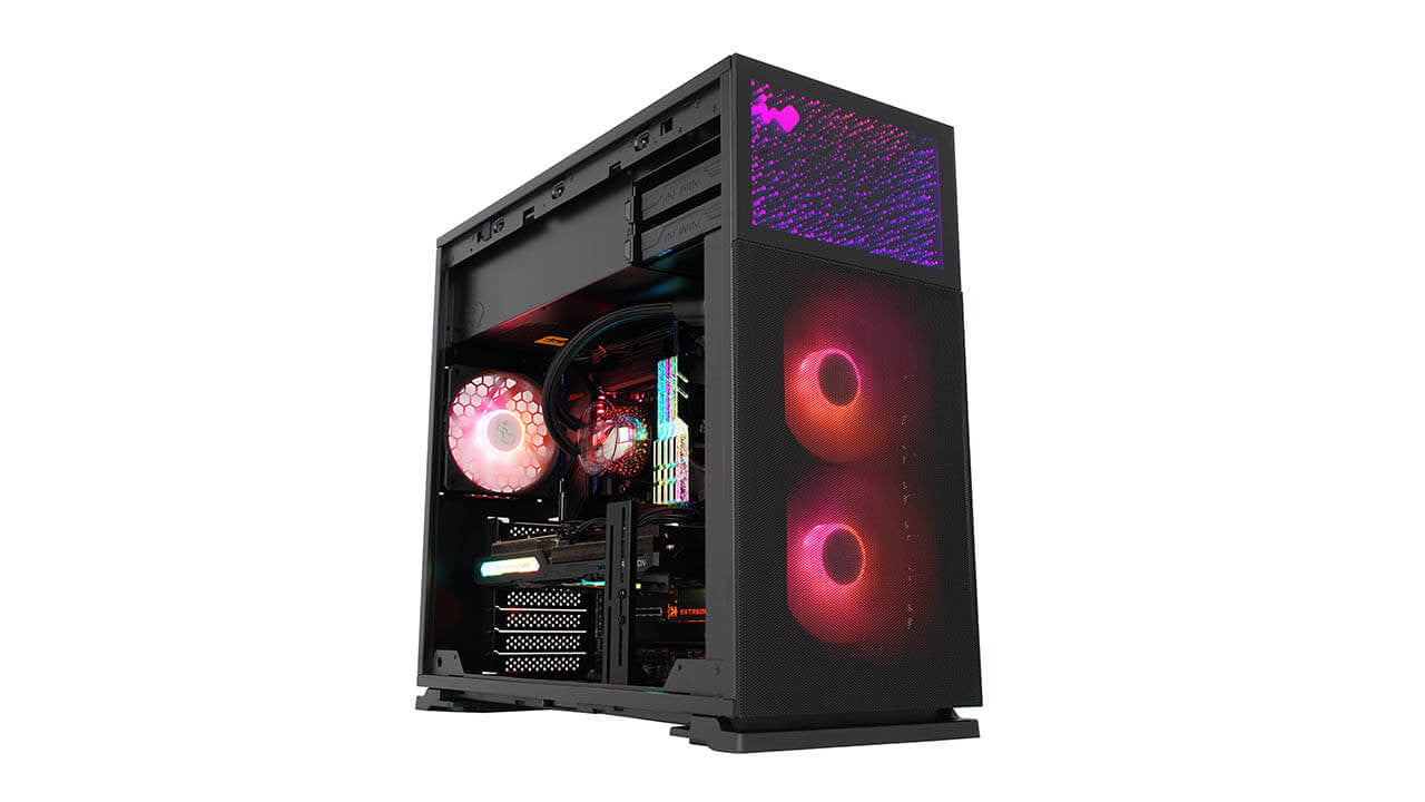 INWIN N127 BLACK GAMING CASE (NEBULA PANEL)