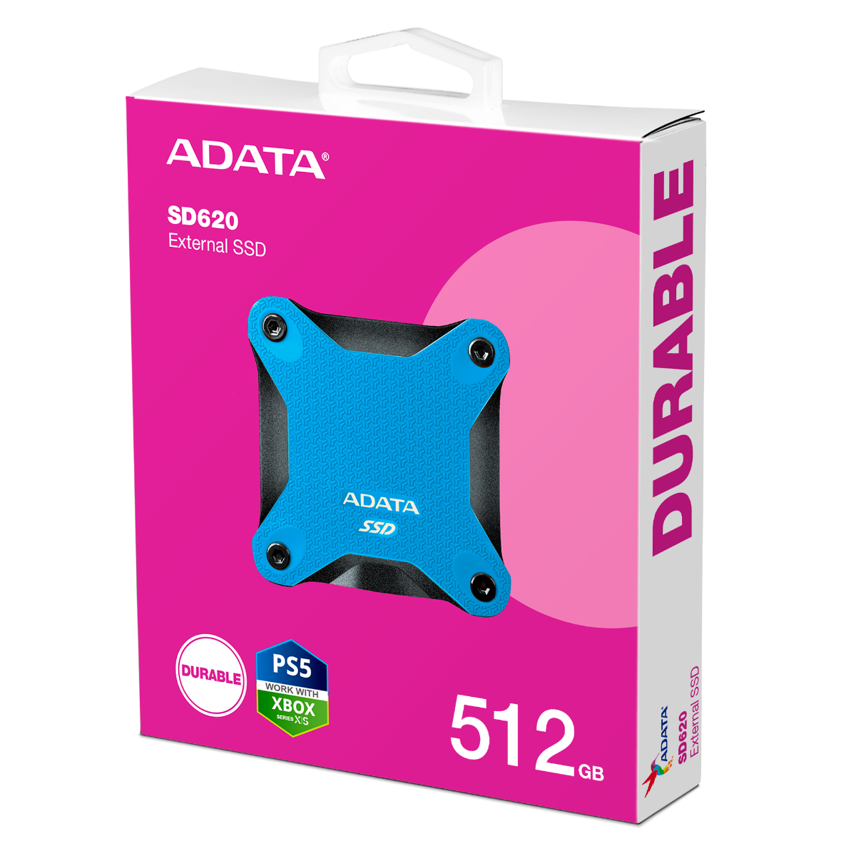 512GB ADATA SD620 PORTABLE SSD BLUE