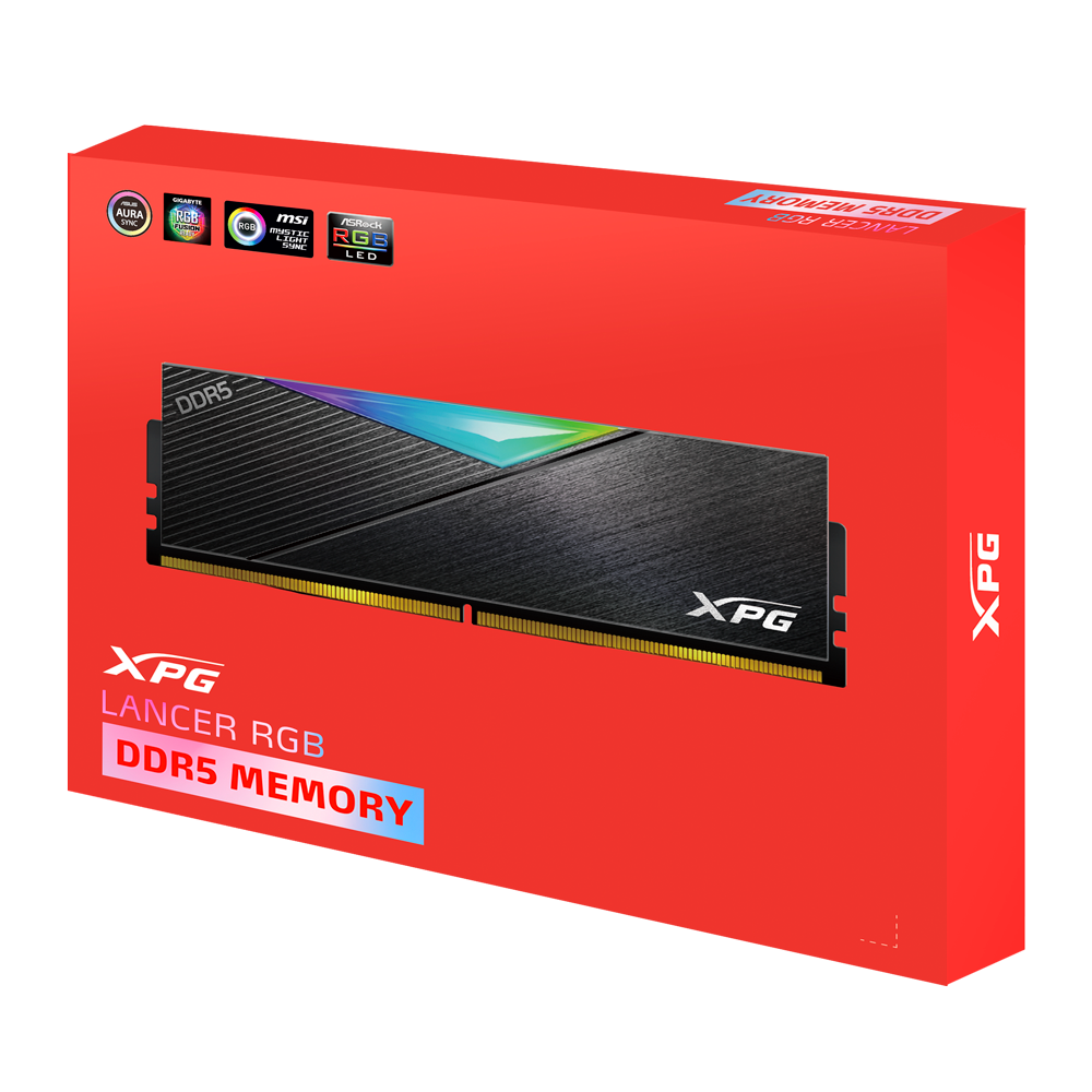 32GB KIT (7200MHz) ADATA XPG LANCER GAMING MEMORY BLACK/RGB