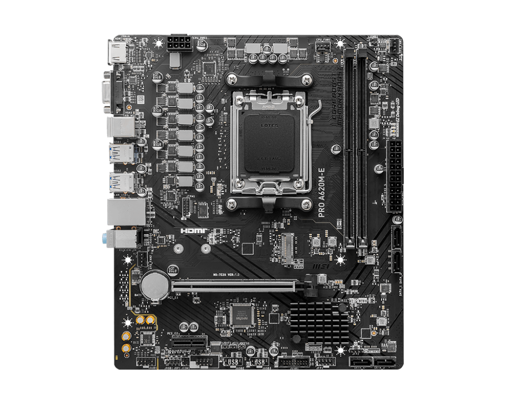 MSI PRO A620M-E MOTHERBOARD