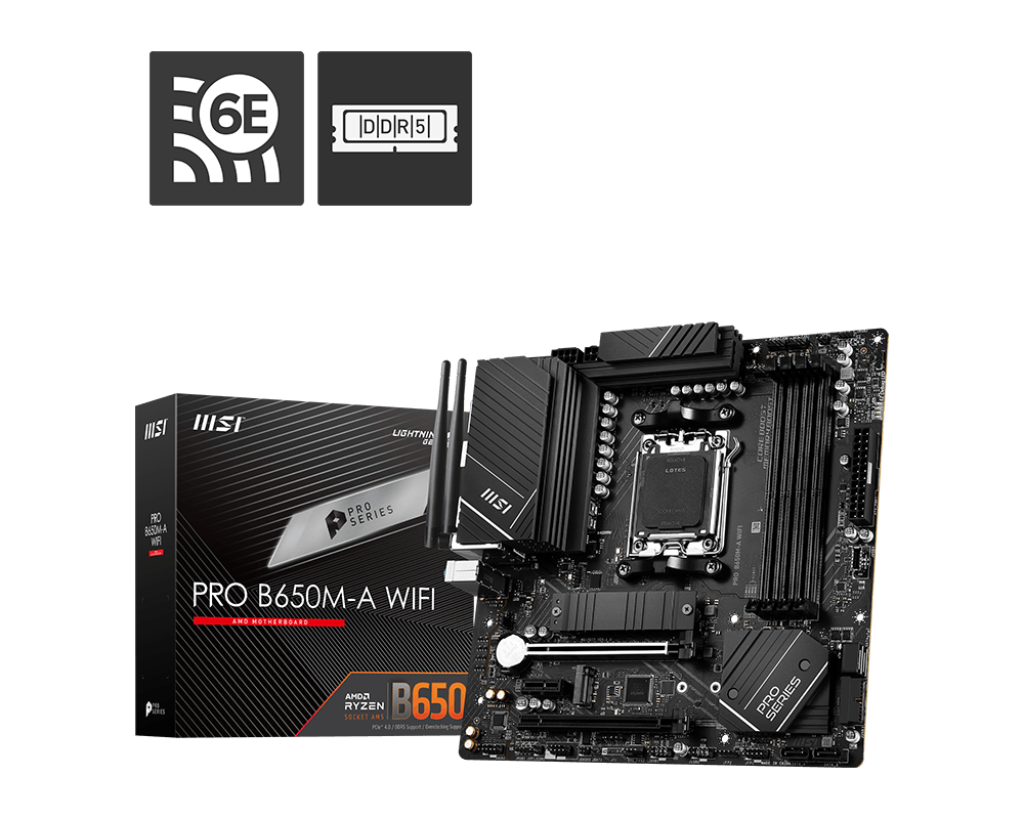 MSI PRO B650M-A WIFI MOTHERBOARD