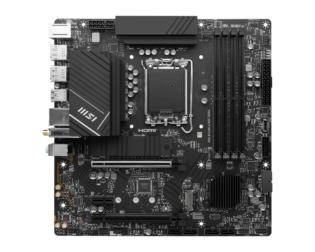 MSI PRO B760M-A WIFI DDR4 MOTHERBOARD