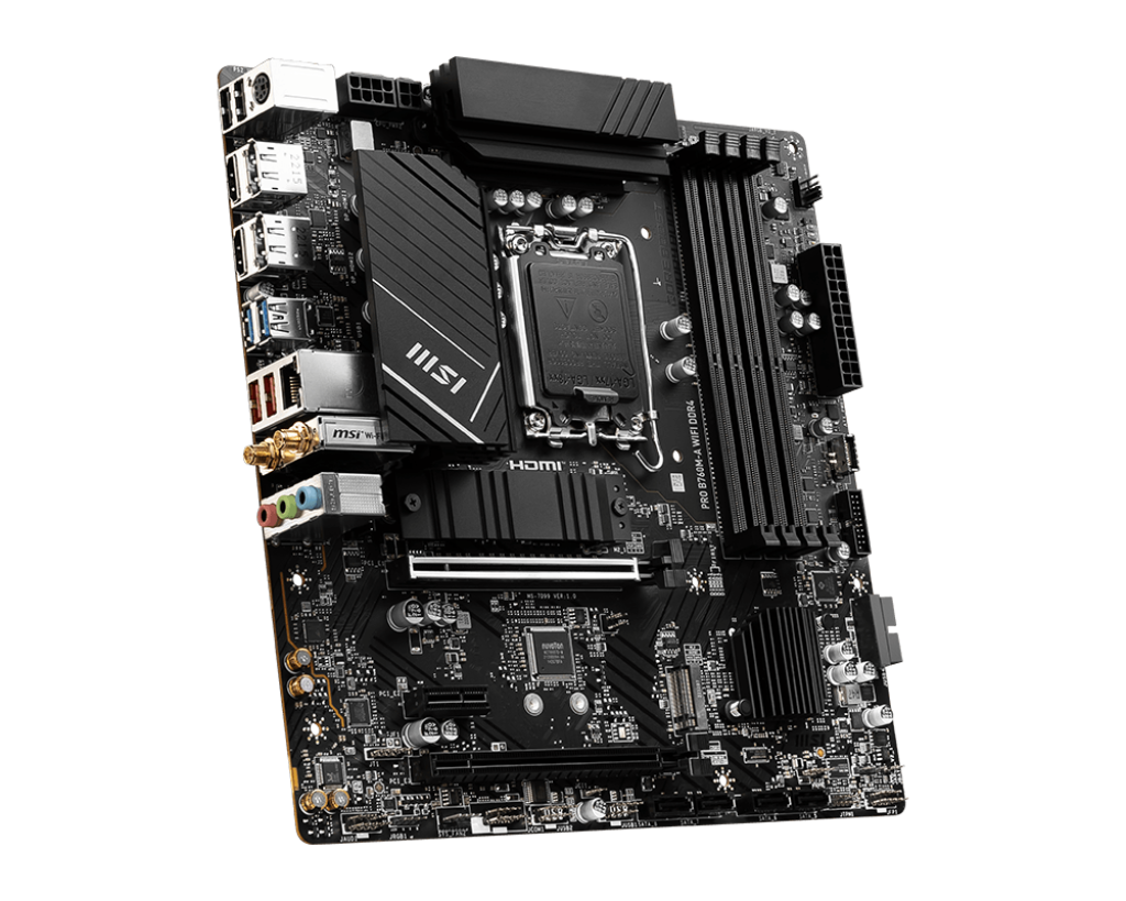 MSI PRO B760M-A WIFI DDR4 MOTHERBOARD