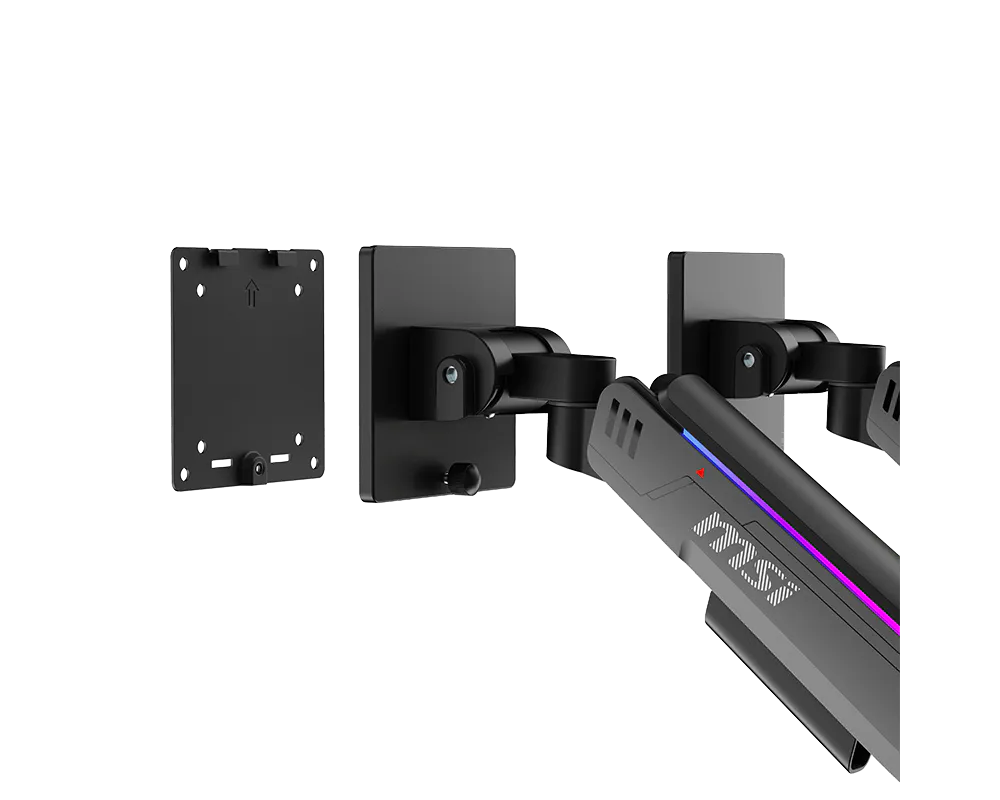 MSI MPG MT201DRG CLAMP/GROMMET MOUNT DUAL MONITOR STAND
