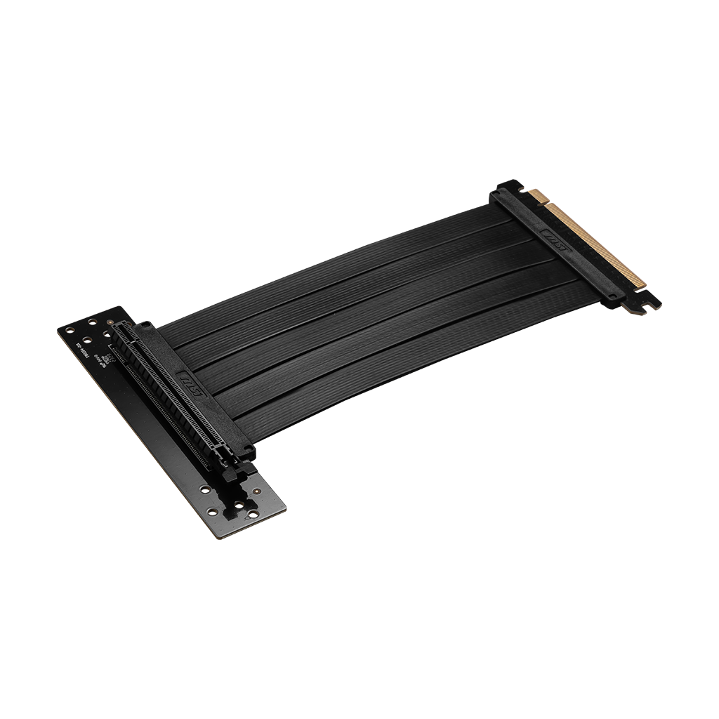MSI MPG PCI-E 4.0 X16 RISER CABLE BLACK 180mm - OK1-7G21004-W57