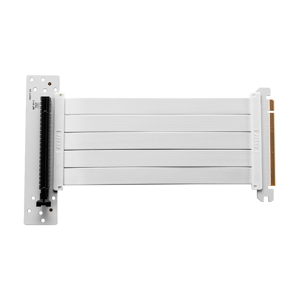 MSI MPG PCI-E 4.0 X16 RISER CABLE WHITE 180mm - OK1-7G21003-W57