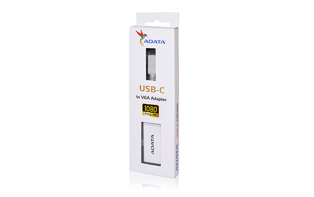 ADATA USB TYPE C to VGA ADAPTOR - ACVGAPL-ADP-CWH