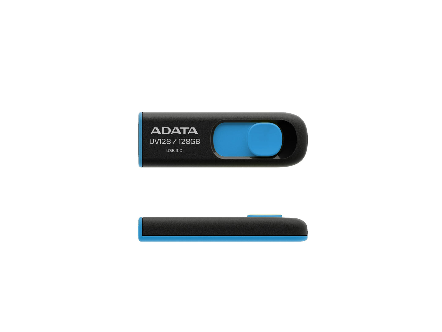 32GB ADATA UV128 USB3.2 (GEN1) FLASH DRIVE BLACK/BLUE