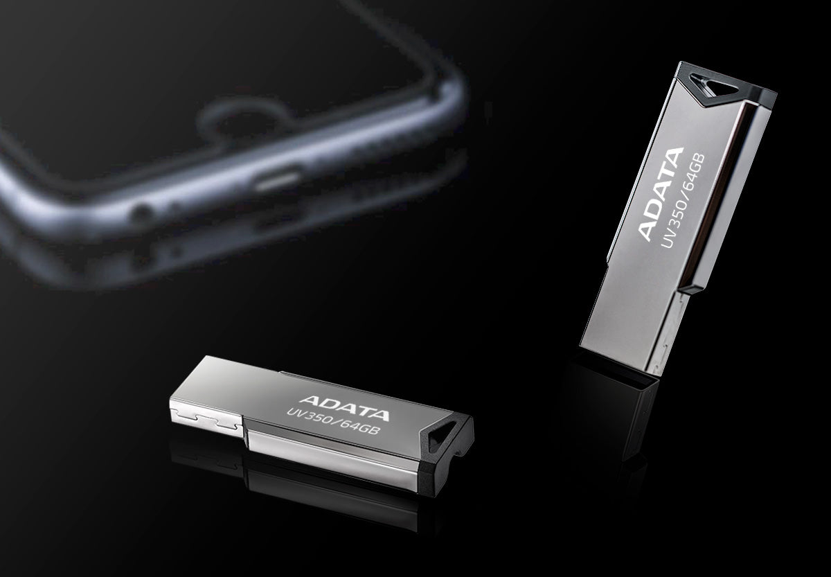 128GB ADATA UV350 USB3.2 (GEN1) FLASH DRIVE BLACK