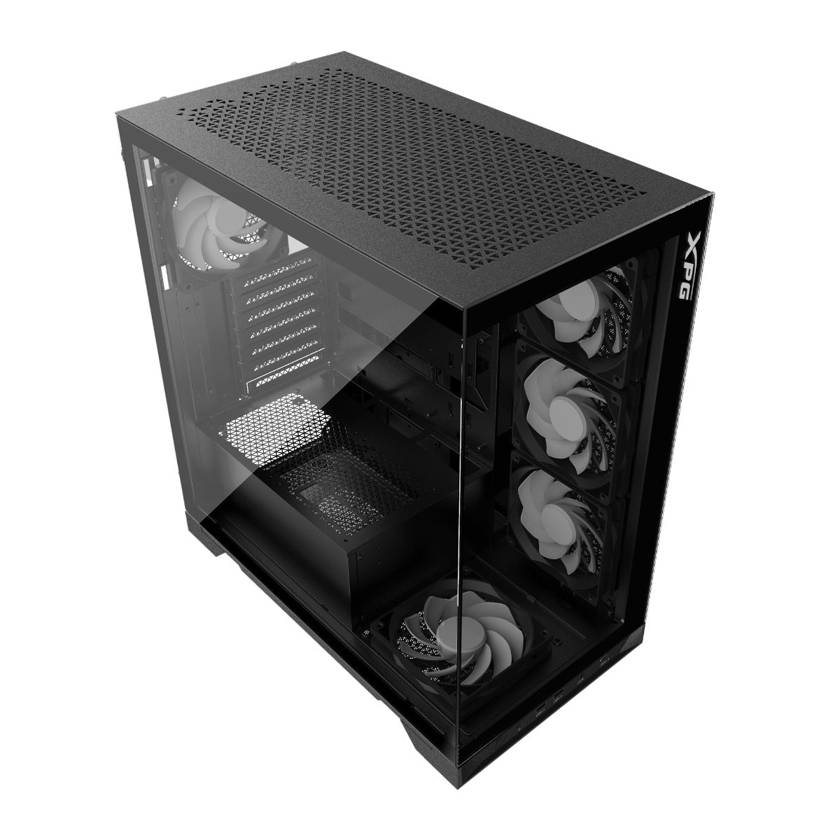 ADATA XPG INVADER X BLACK GAMING CASE (5xFANS+RISER CABLE)