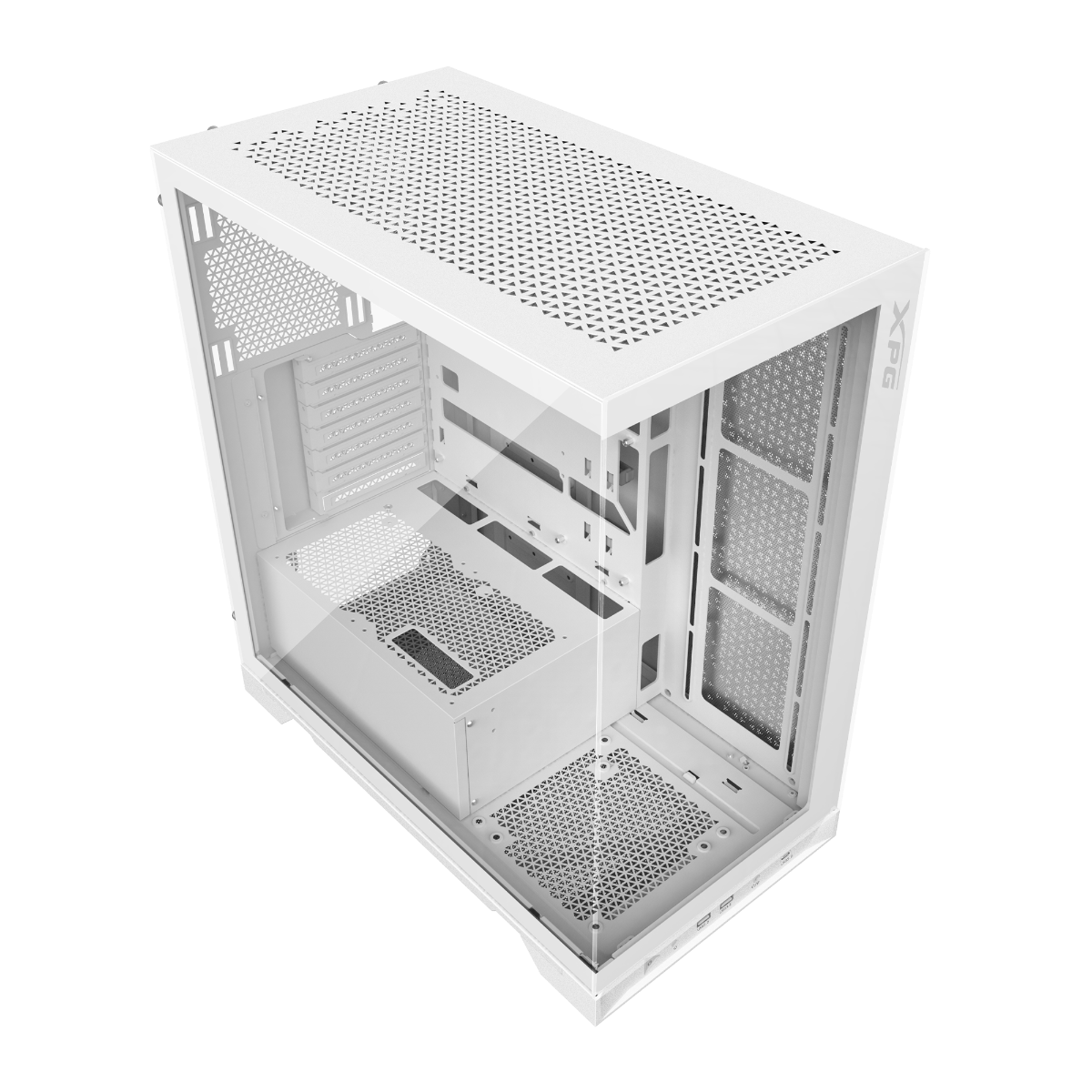 ADATA XPG INVADER X WHITE GAMING CASE (5xFANS+RISER CABLE)