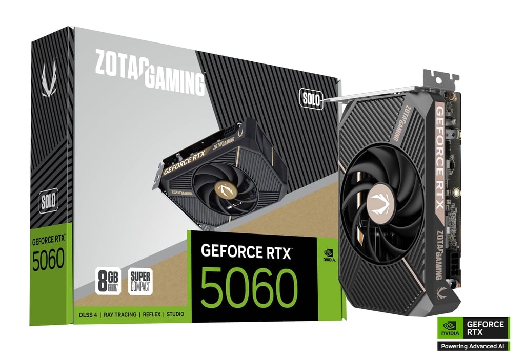 8GB ZOTAC RTX 5060 SOLO GPU