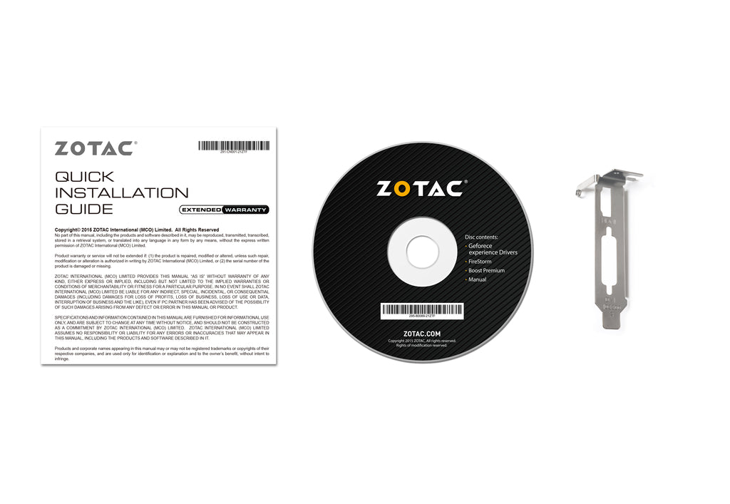 2GB ZOTAC GT 1030 Low Profile GPU