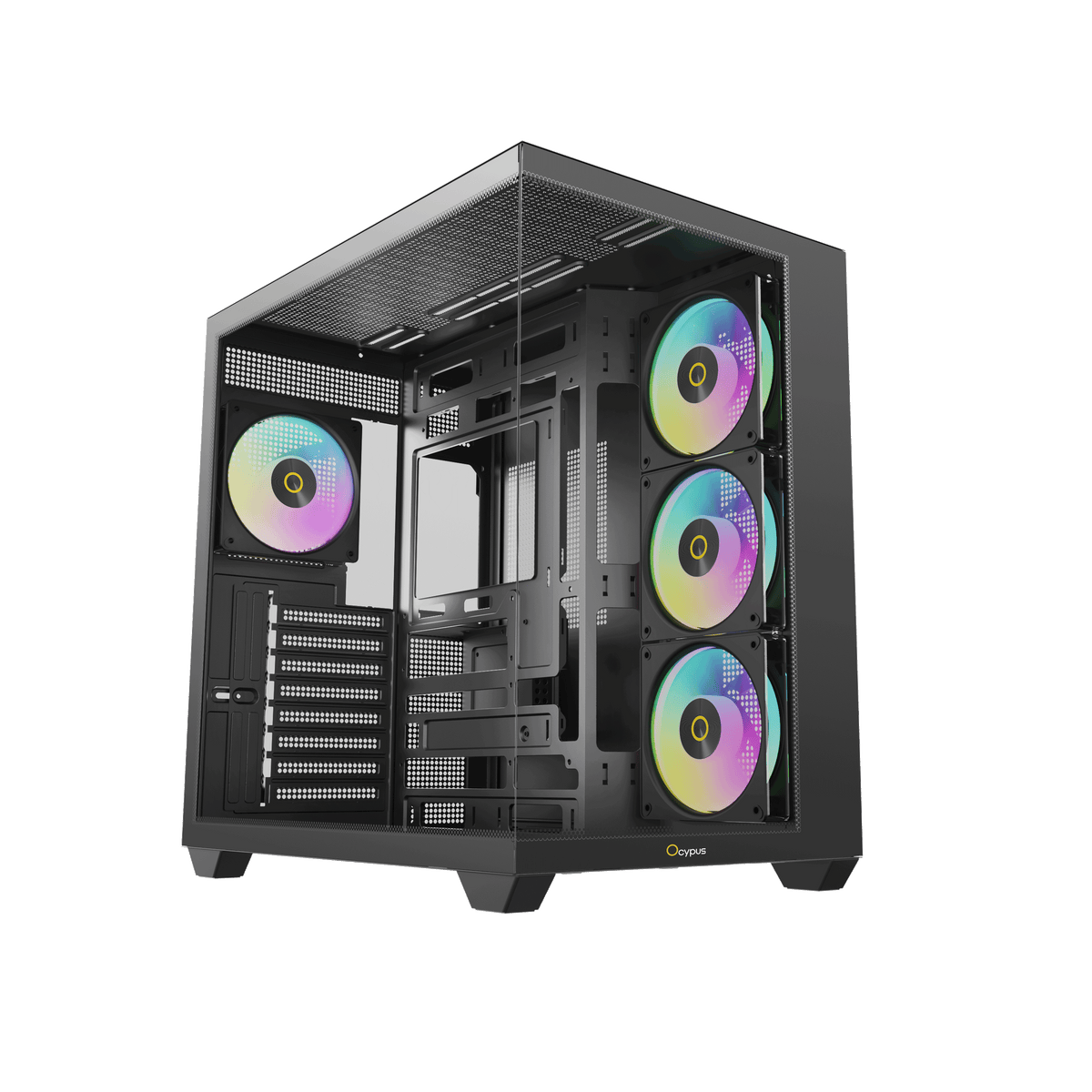 OCYPUS GAMMA C74 BLACK GAMING CASE