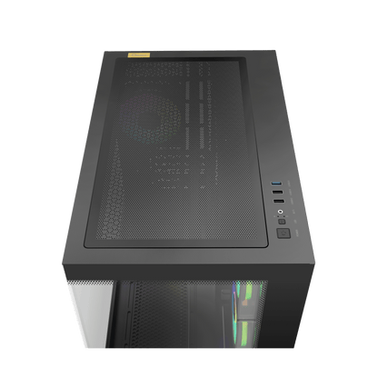 OCYPUS GAMMA C54 BLACK GAMING CASE