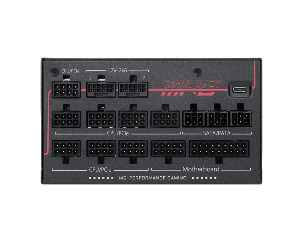 1300W MSI MPG Ai1300TS PCIE5 POWER SUPPLY