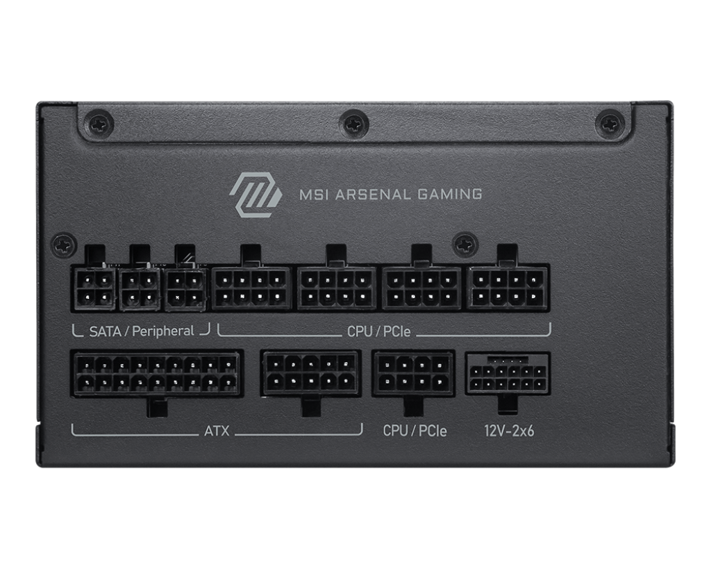1000W MSI MAG A1000PLS PCIE5 POWER SUPPLY