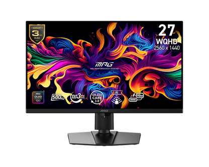 27" MSI MPG 271QR QD-OLED X50 (WQHD) GAMING MONITOR