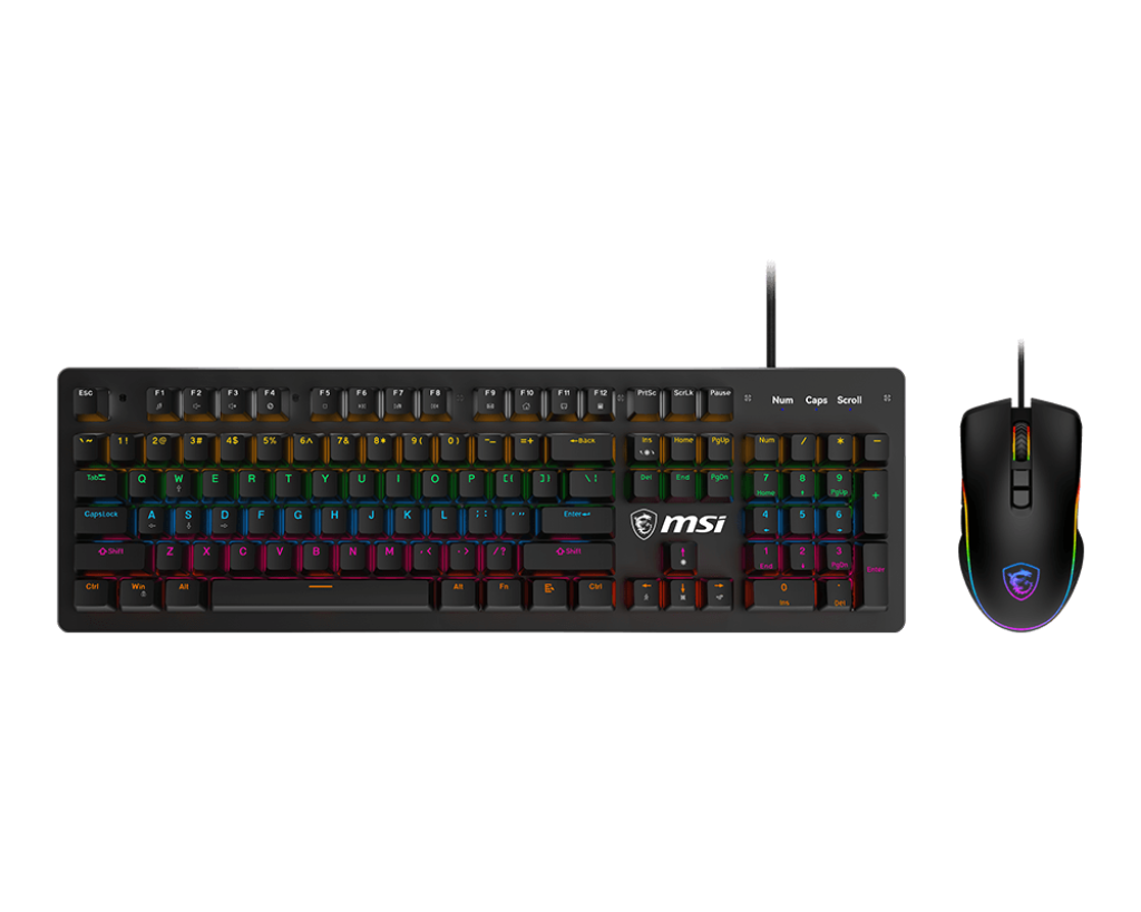 MSI FORGE GK300 GAMING KEYBOARD & MOUSE COMBO PACK